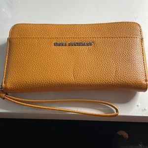 Dana buchman orange/ brown wallet